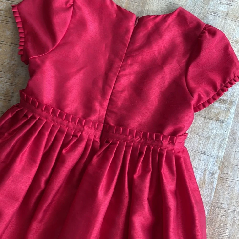Edgehill Collection girls holiday red dress size 4t